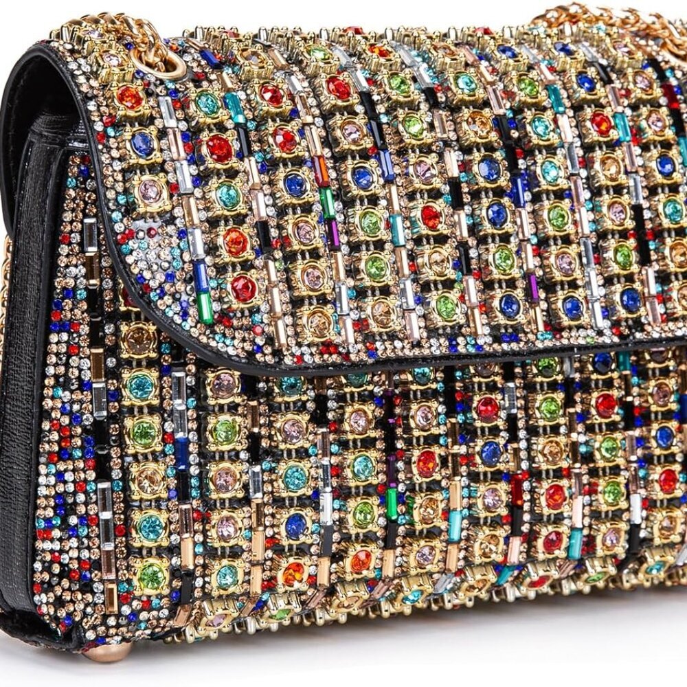 Shoulder Bags Crossbody Bag Purses Handbags Crystals Rhinestone Evening Bag for